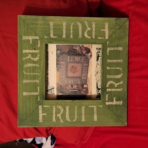 Reduced! Cross- stitch kit w frame